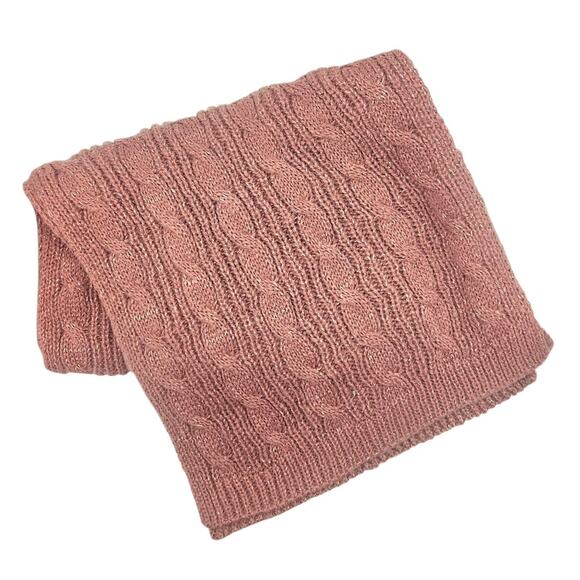 Set of 3 Bundle-Style & Co. Rose Pink Winter Scarf, Gloves & Hat - Picture 5 of 7